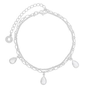 Pulseira com Pingentes Gota