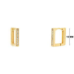 Mini Argola Quadrada