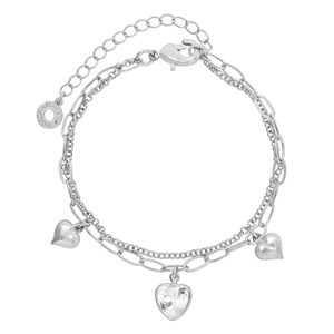 Pulseira com Corações