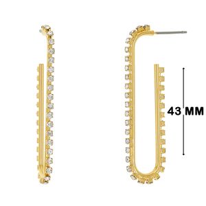 Argola com Strass