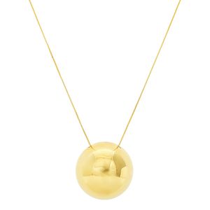 Colar com Pingente de Meia Esfera
