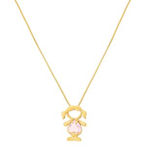 Colar com Pingente "Filha"