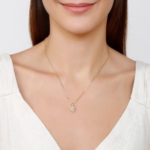 Colar com Pingente de Coração