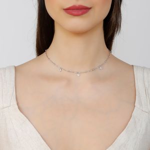 Gargantilha com Zircônias