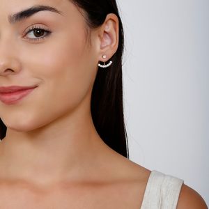 Ear Jacket com Zircônias