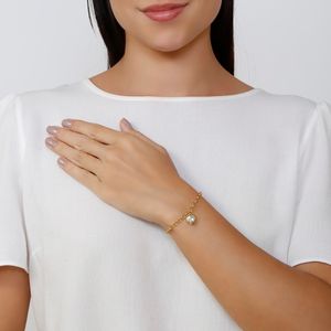 Pulseira com Pingente de Coração
