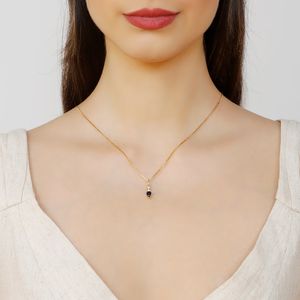 Colar com Pingente em Zircônias