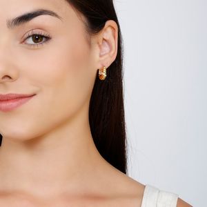 Mini Argola com Zircônias