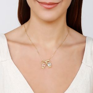 Colar com Pingente "Filhos"