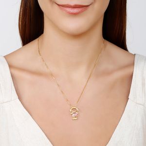 Colar com Pingente "Filha"