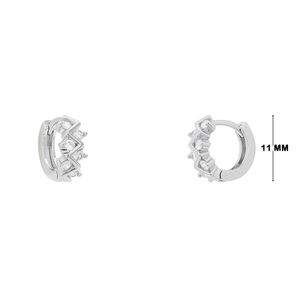 Mini Argola com Zircônias