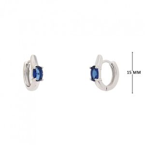 Mini Argola com Zircônia