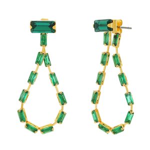 Ear Jacket com Pedras de Vidro