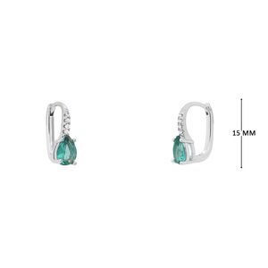 Mini Argola com Zircônias