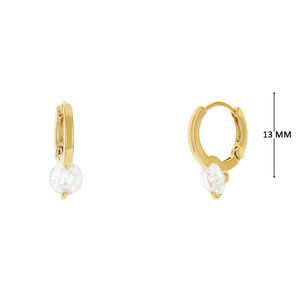 Mini Argola com Zircônia