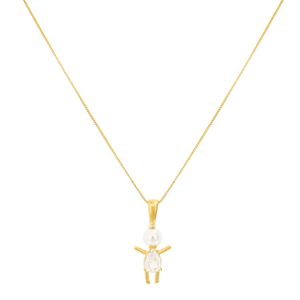 Colar com Pingente "Filha"