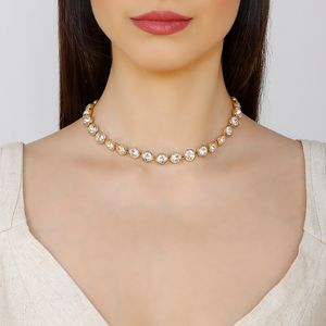 Gargantilha de Pedras Strass