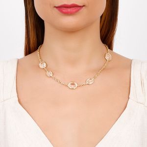 Colar com Pedras de Vidro