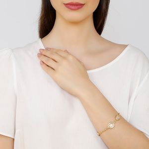 Pulseira com Pedras de Vidro