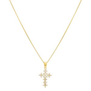 Colar com Pingente de Crucifixo