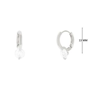 Mini Argola com Zircônia