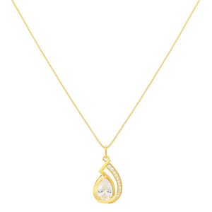 Colar com Pingente Gota