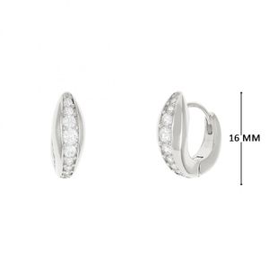 Mini Argola com Zircônias