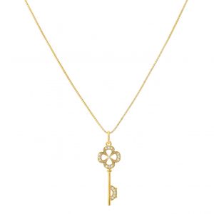 Colar com Pingente de "Chave"