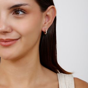 Mini Argola com Zircônias