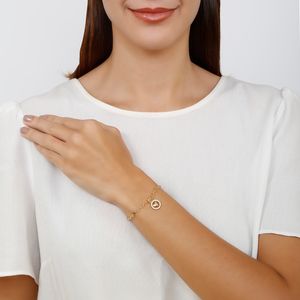 Pulseira com Pingente de Coração