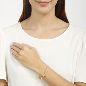 Pulseira com Pingente de Coração