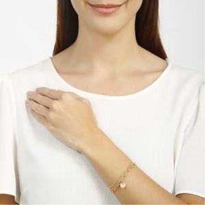 Pulseira com Pingente de Coração