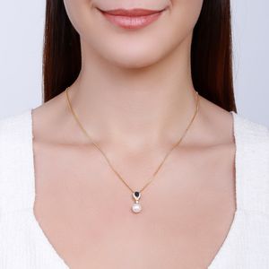 Colar com Pingente de Pérola