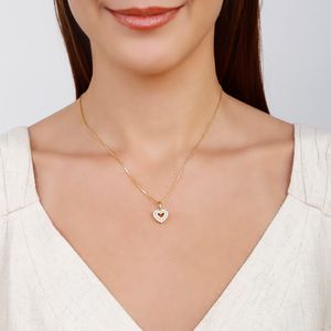 Colar com Pingente de Coração