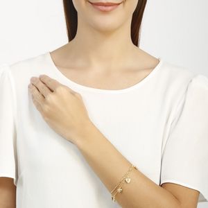 Pulseira com Corações