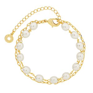 Pulseira com pérolas