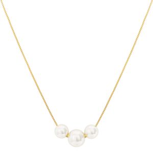 Colar com pérolas