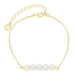 Pulseira com pérolas