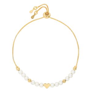 Pulseira com pérolas