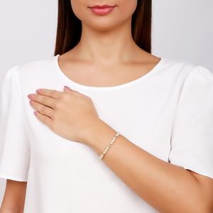 Pulseira com pérolas
