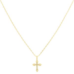 Colar com Pingente de Crucifixo