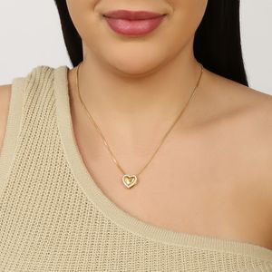 Colar com Pingente de Coração