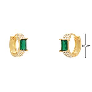 Mini argola cravejada