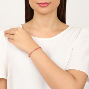 Pulseira com pedras de vidro