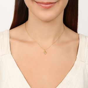 Colar menina com zircônia