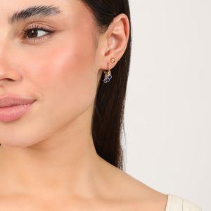 Kit brincos com esfera e mini argola