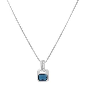 Colar com Pingente Cravejado