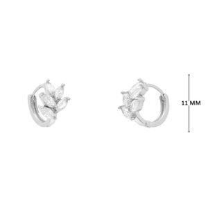 Mini Argola com Zircônias