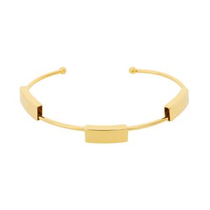 Pulseira com Detalhes Lisos