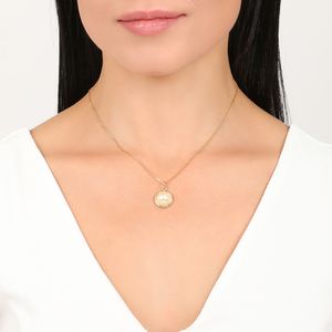 Colar com Pingente de Pérola